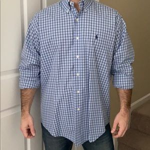 Polo long sleeve button down